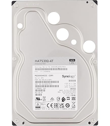 外付けハードディスク・ドライブ Synology HAT3300-4T HDD 4TB Amazon | 【NAS用HDD】Synology HAT3300-4T [4TB 3.5